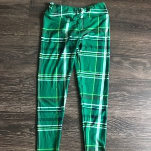 Lularoe leggings tartan OS (0-18) women’s BNWT